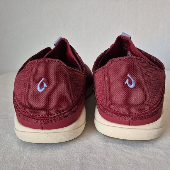 Olukai Moku Pae Men's US13 Outdoor Water Boat Shoes Stretch Breathable Mesh Red - Picture 5 of 10